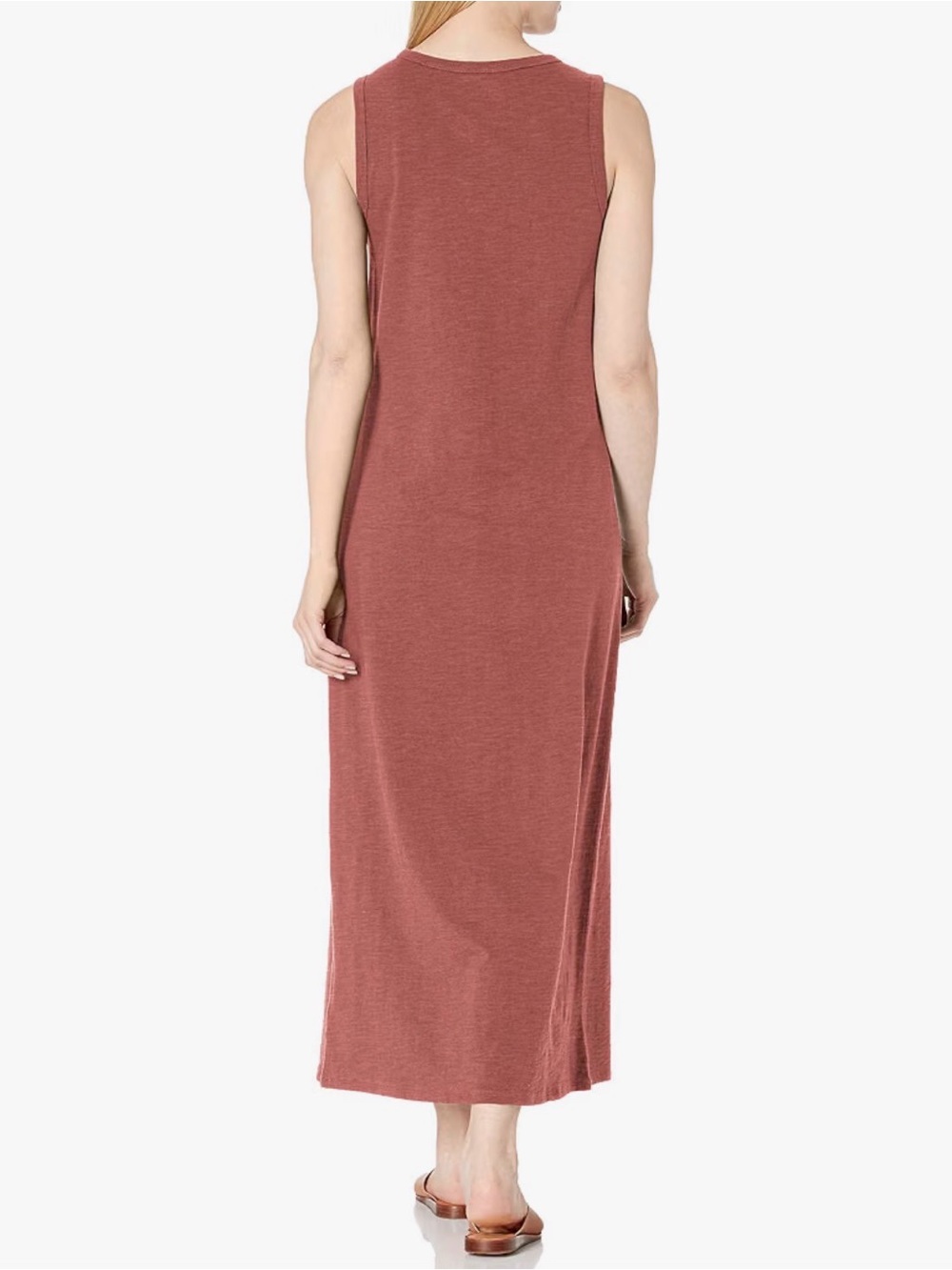 Daily Ritual Rust Sleeveless Maxi Dress - Picture 5 of 5